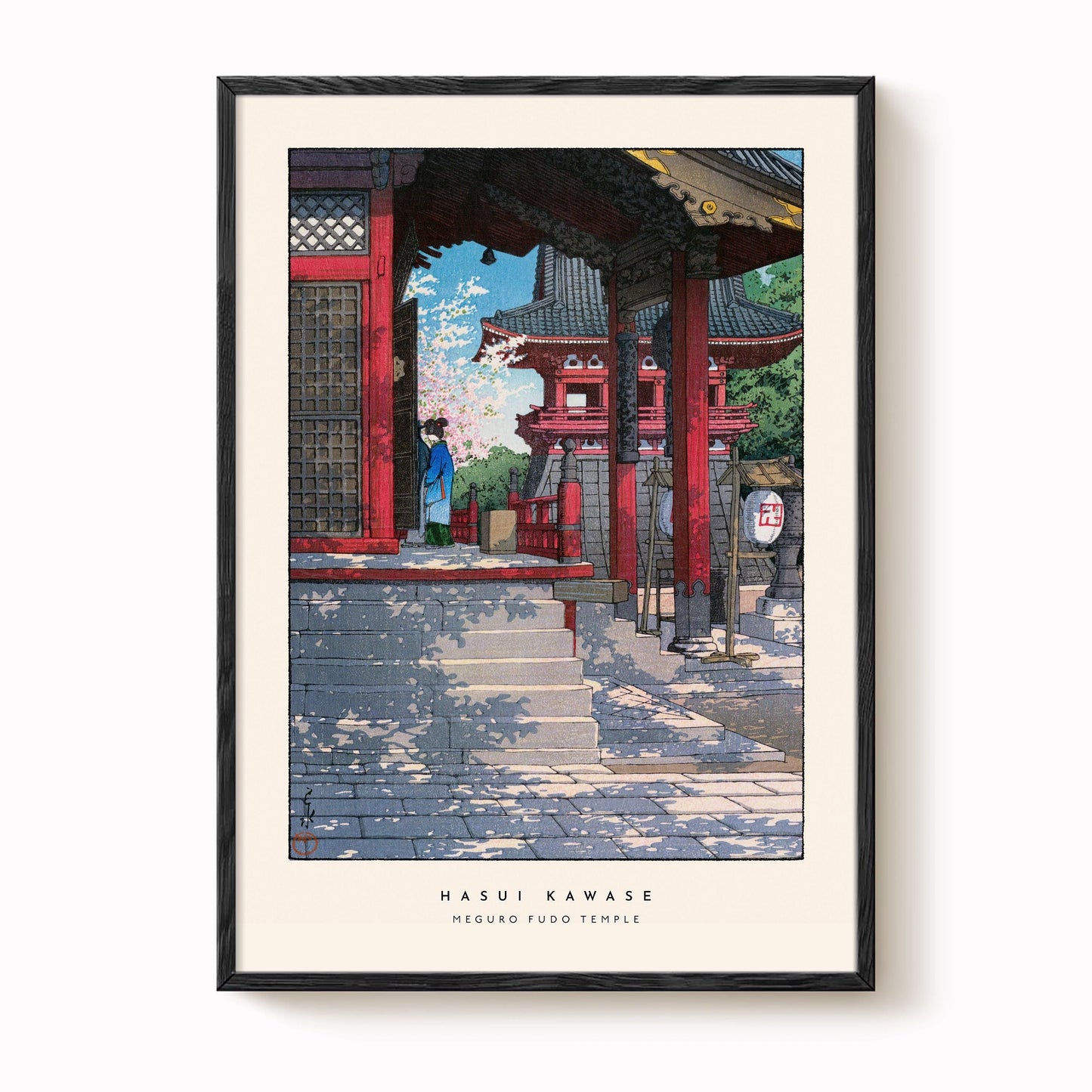 Hasui Kawase - Meguro Fudo Temple Print