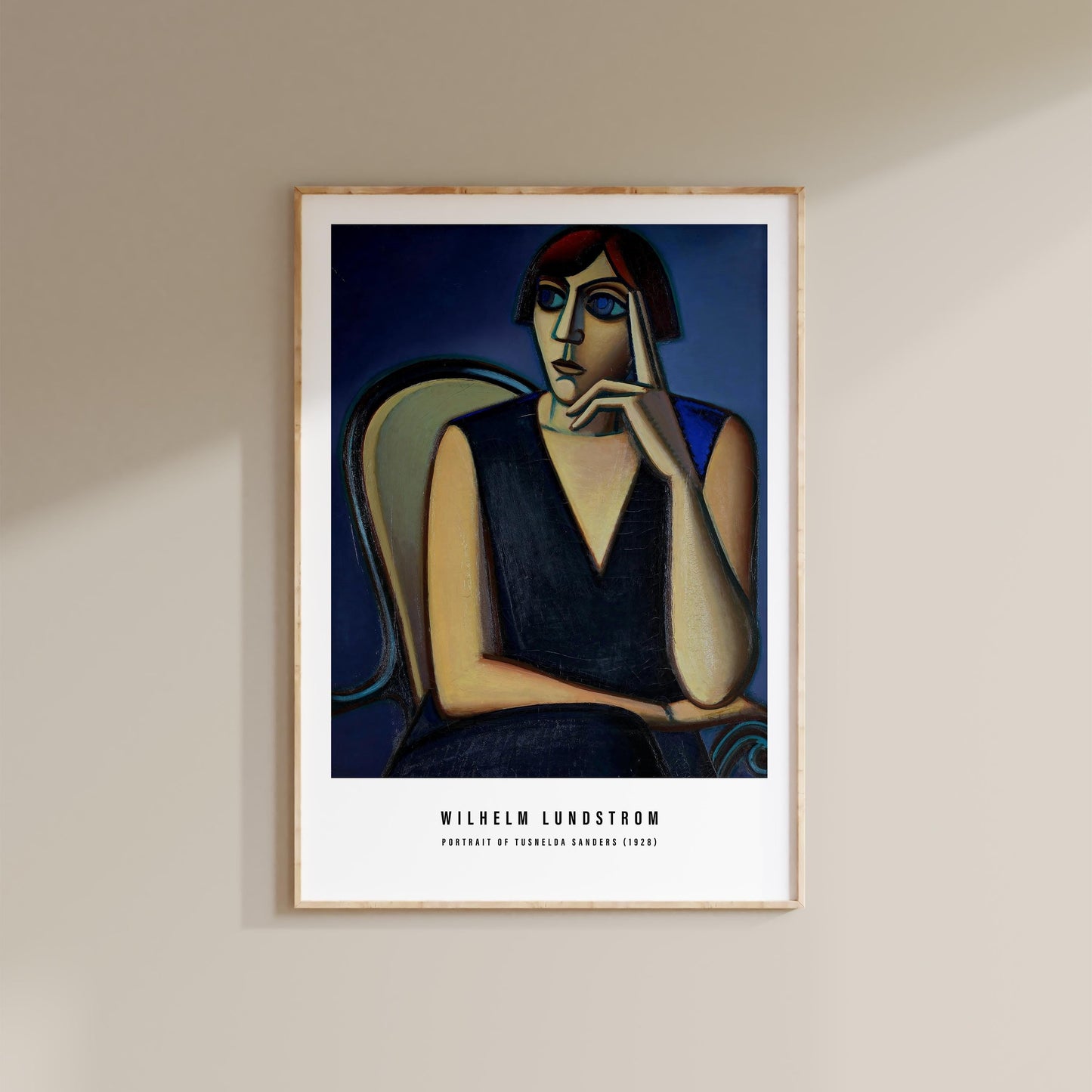 Vilhelm Lundstrøm - Portrait of Tusnelda Sanders Print