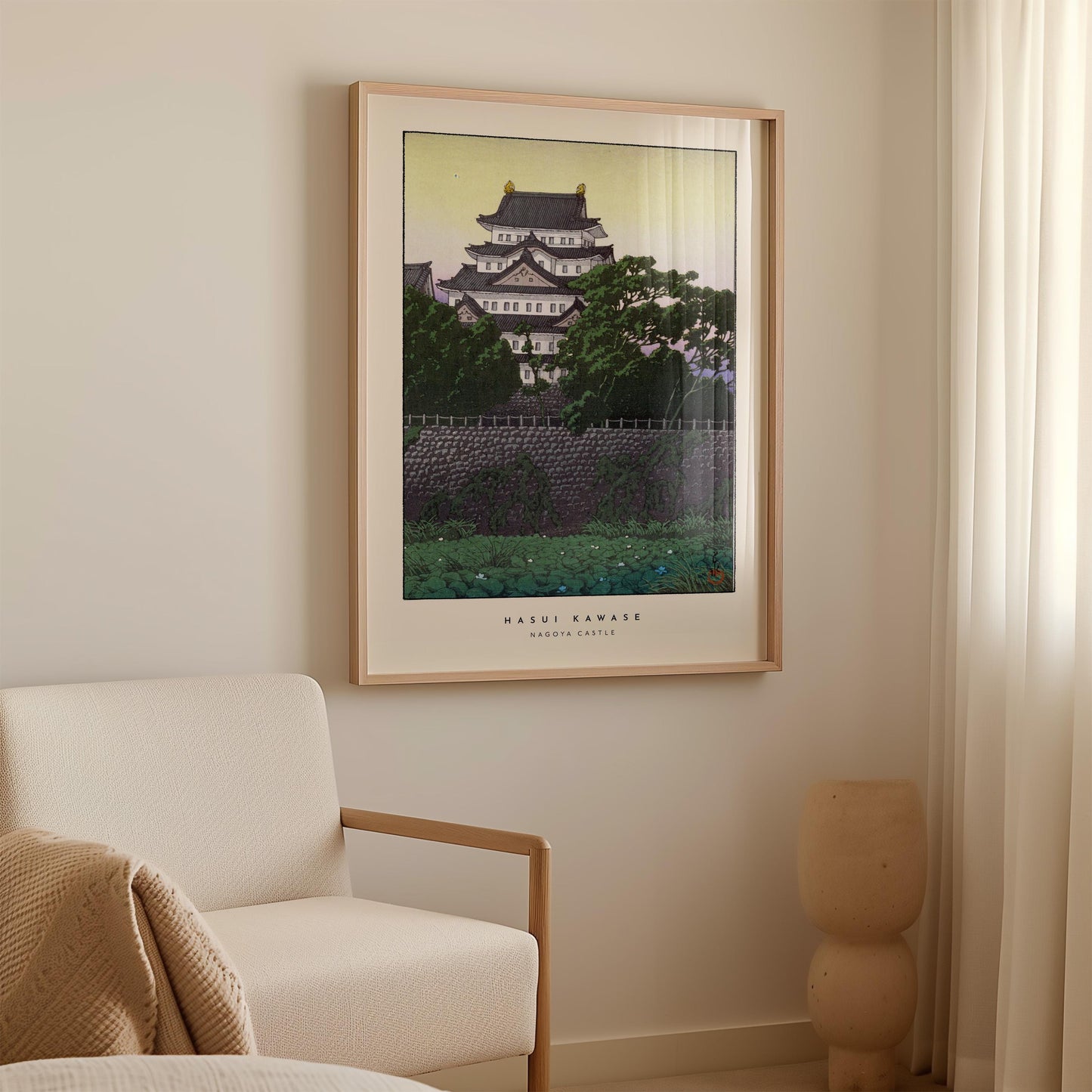 Hasui Kawase - Nagoya Castle Print