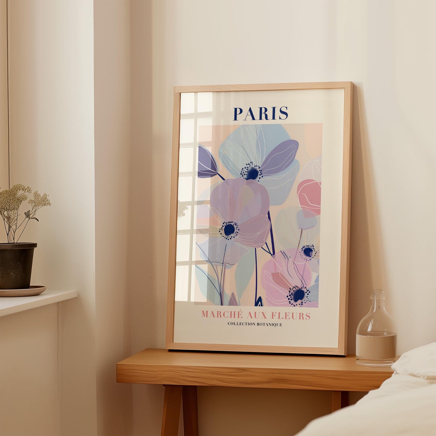 Paris Flower Market Print