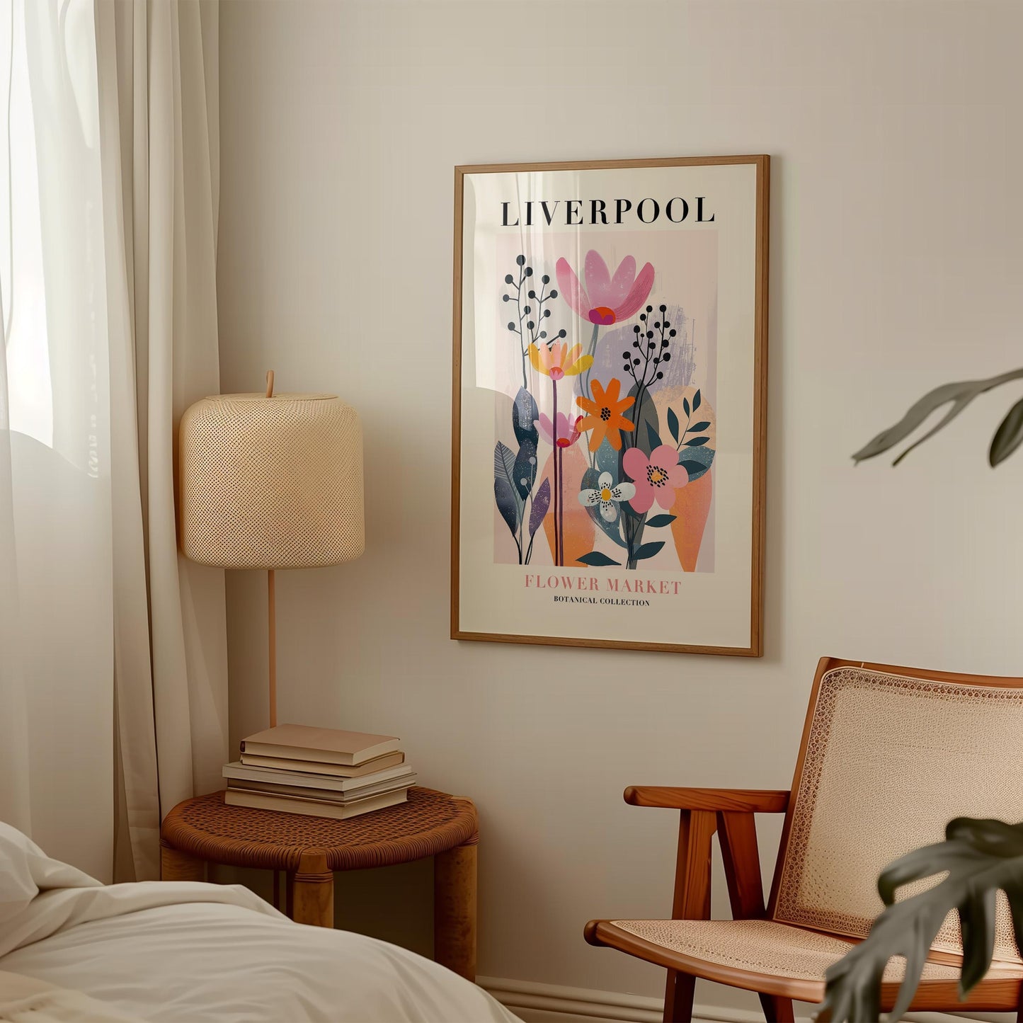 Liverpool Flower Market Print