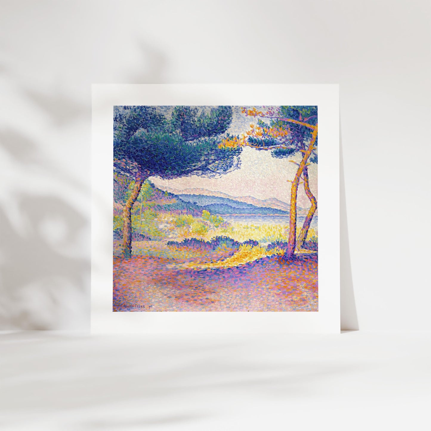 Henri-Edmond Cross - Pines Along the Shore Art Print