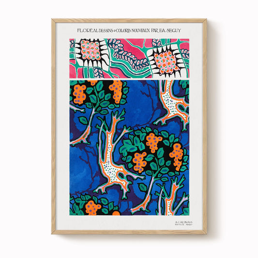 E. A. Séguy - Art Nouveau Flower Print