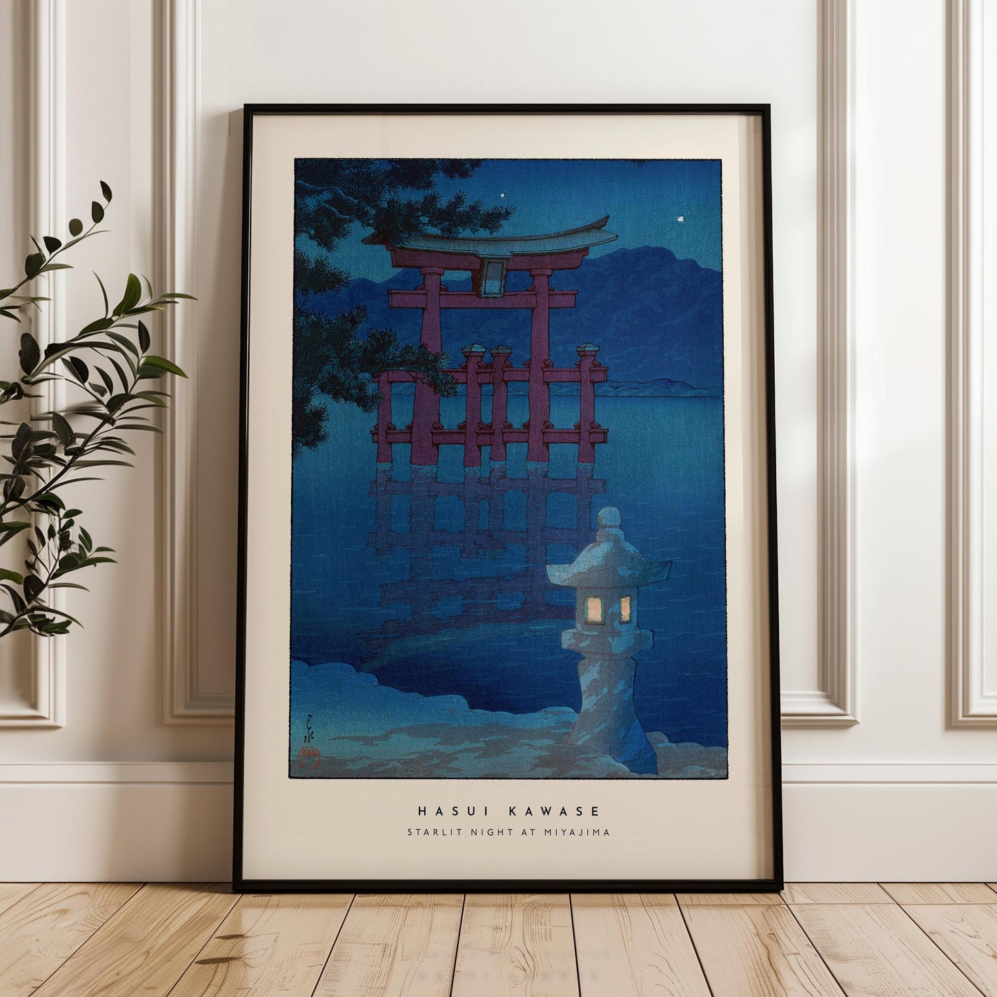 Hasui Kawase - Starlit Night Miyajima Print