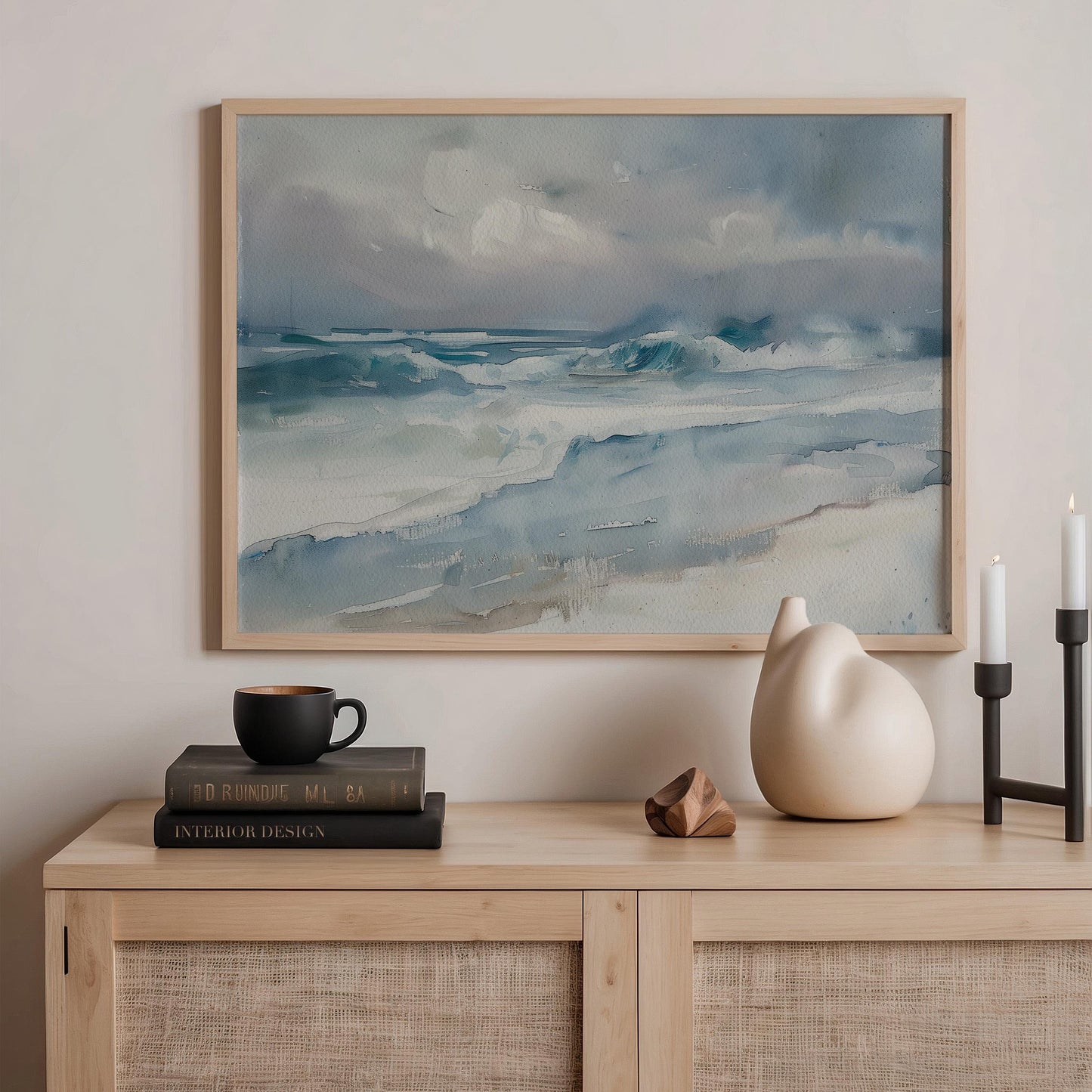 Stormy Seashore Print