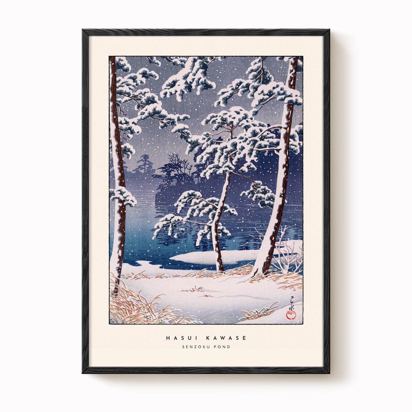 Hasui Kawase - Senzoku Pond Print