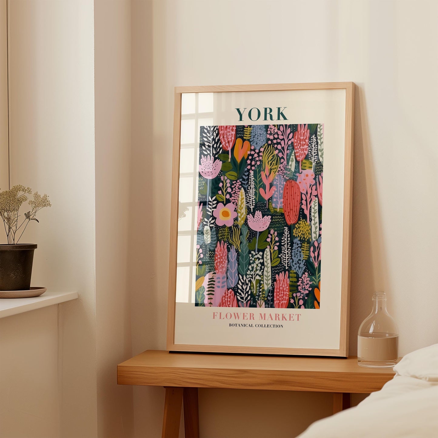 York Flower Market Print
