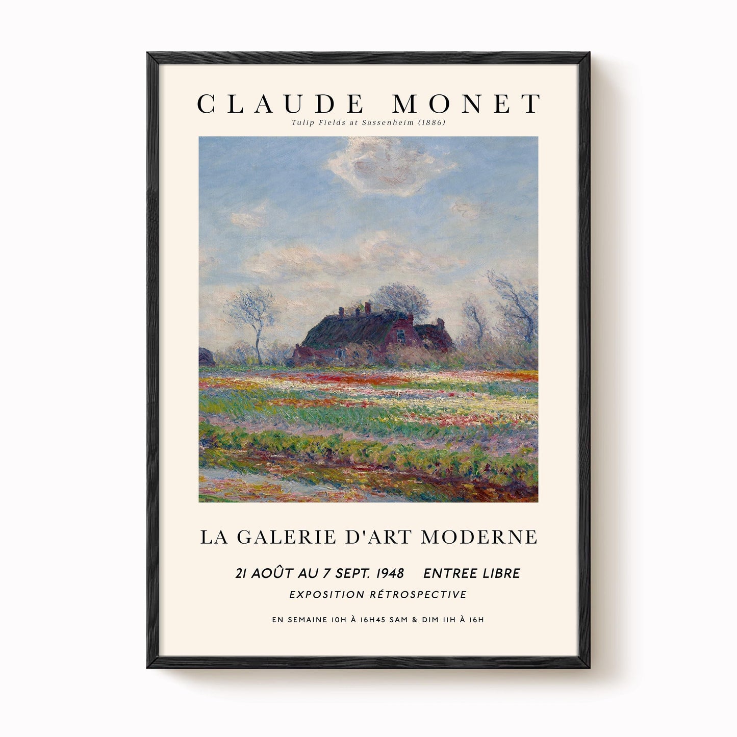 Monet - Tulips at Sassenheim Print