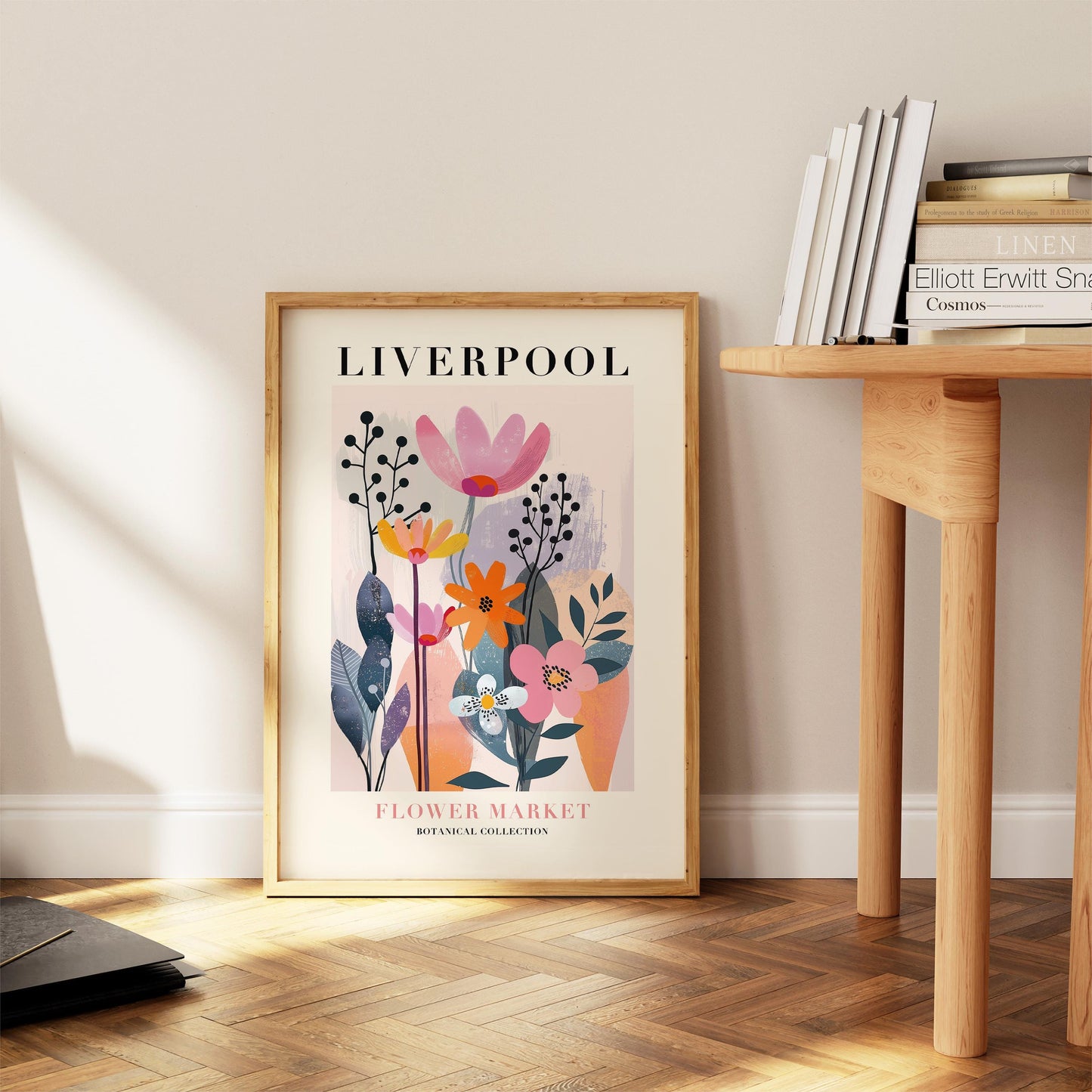 Liverpool Flower Market Print