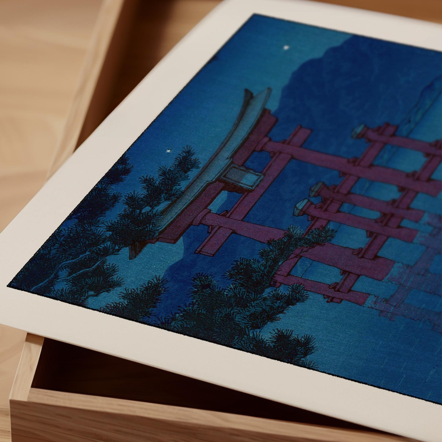 Hasui Kawase - Starlit Night Miyajima Print