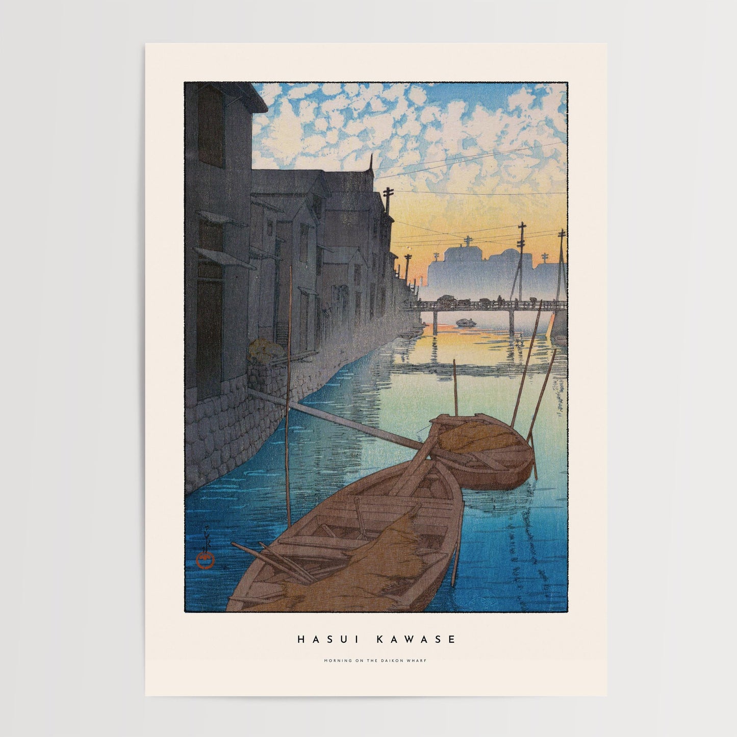 Hasui Kawase - Daikon Wharf Print