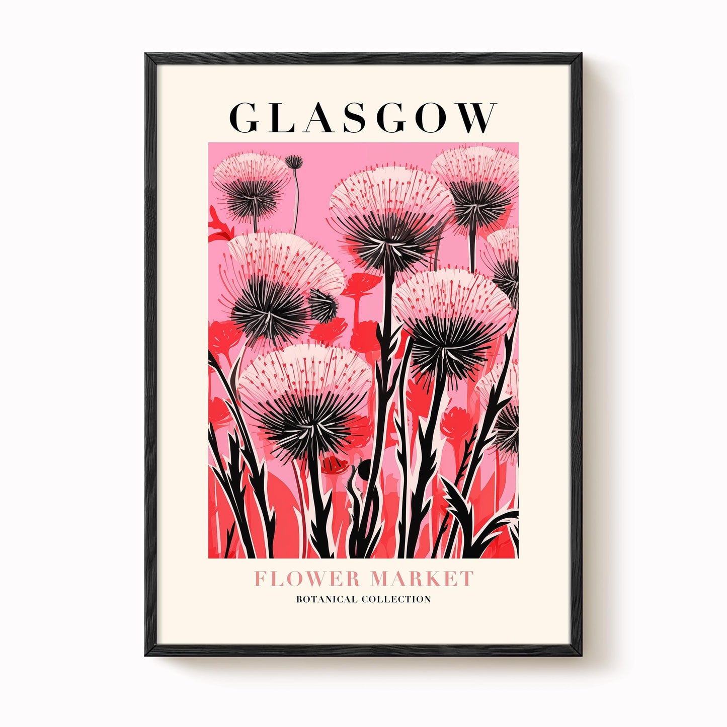 Glasgow Flower Market Print