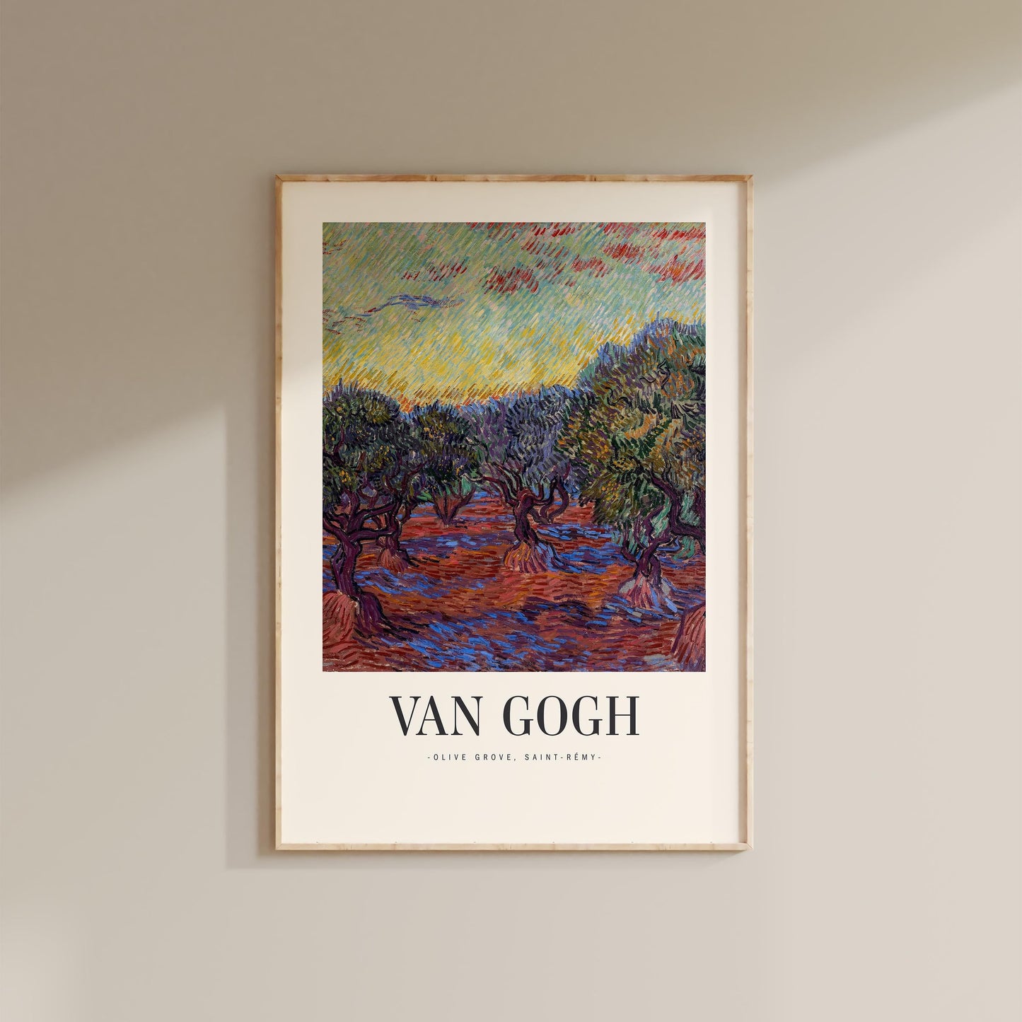 Van Gogh - Olive Trees Print