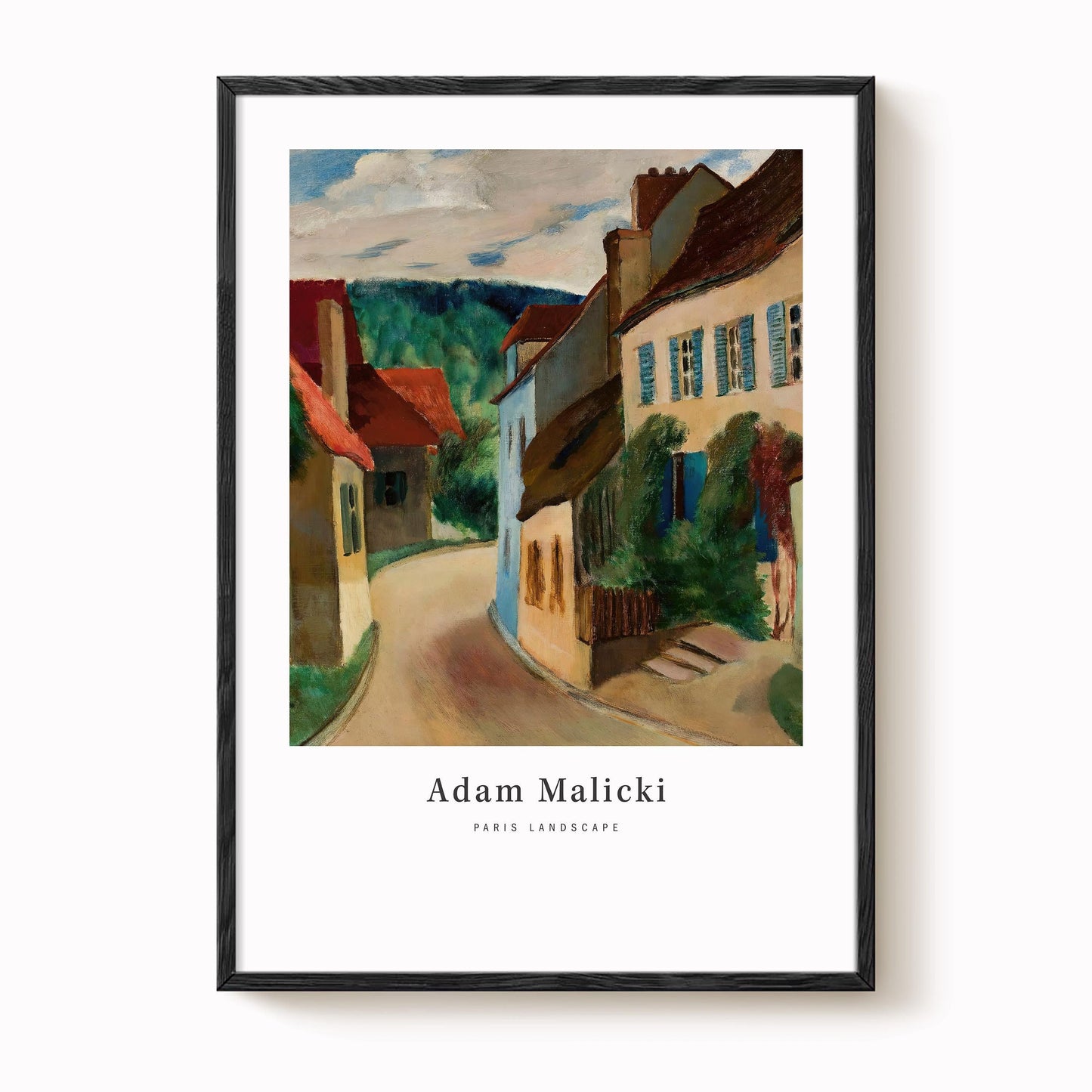 Adam Malicki - Paris Landscape Print