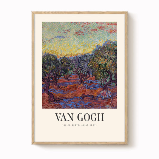 Van Gogh - Olive Trees Print