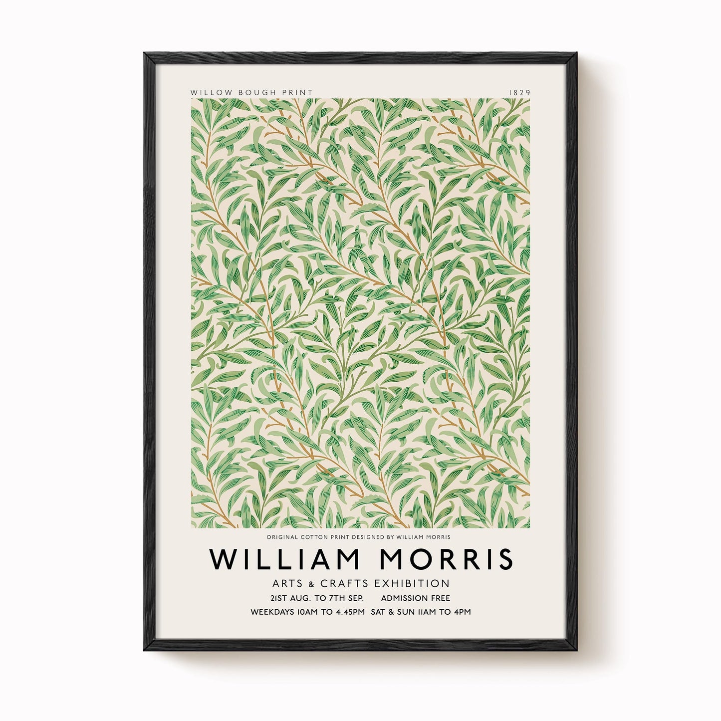 William Morris - Willow Bough Pattern Print
