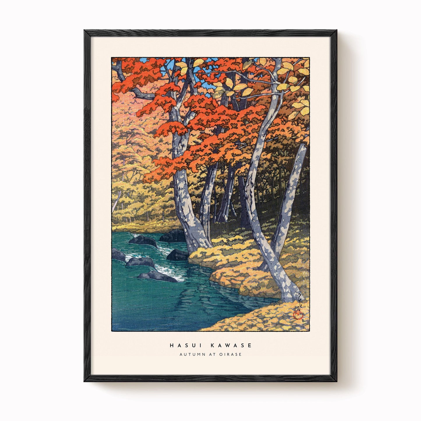Hasui Kawase - Autumn At Oirase Print