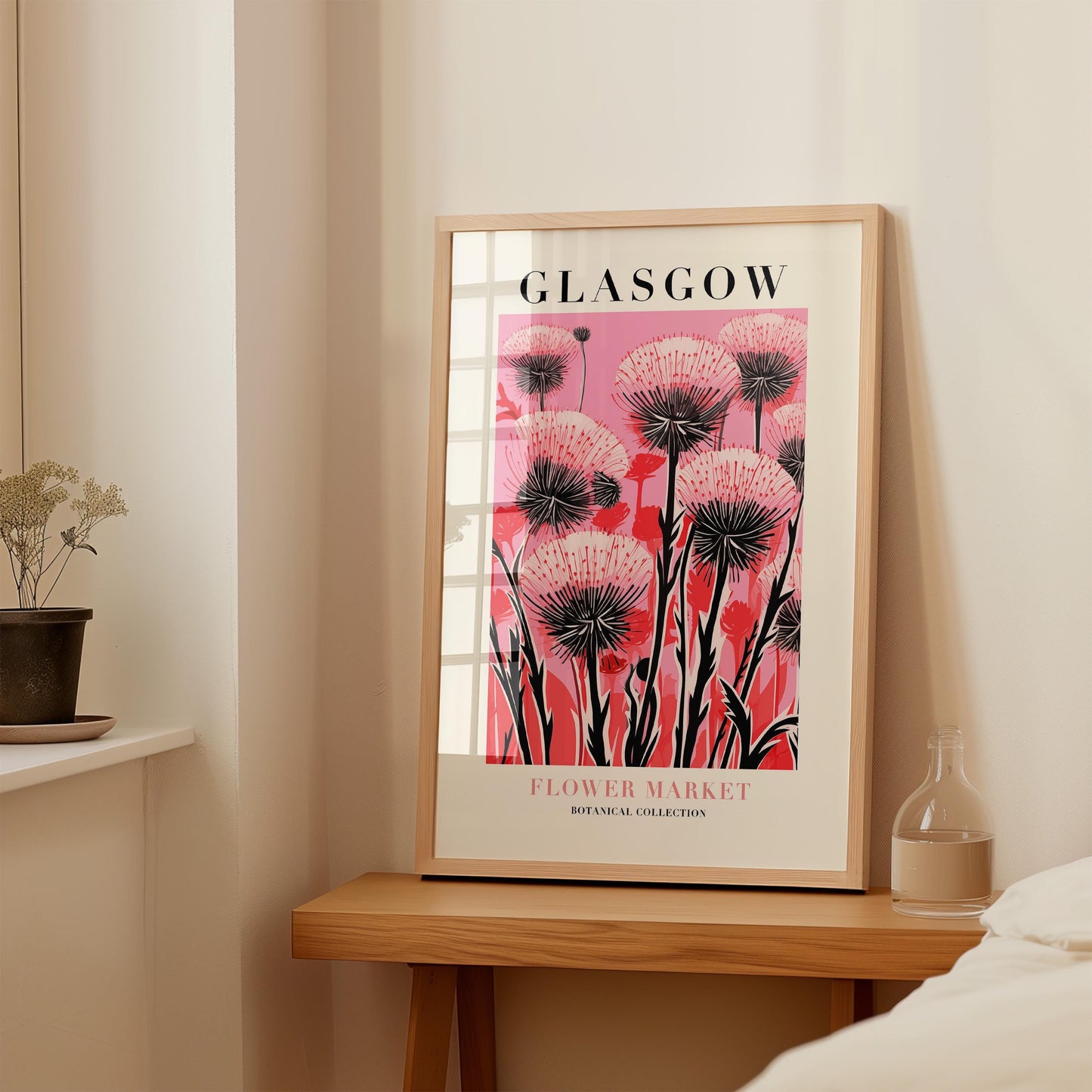 Glasgow Flower Market Print