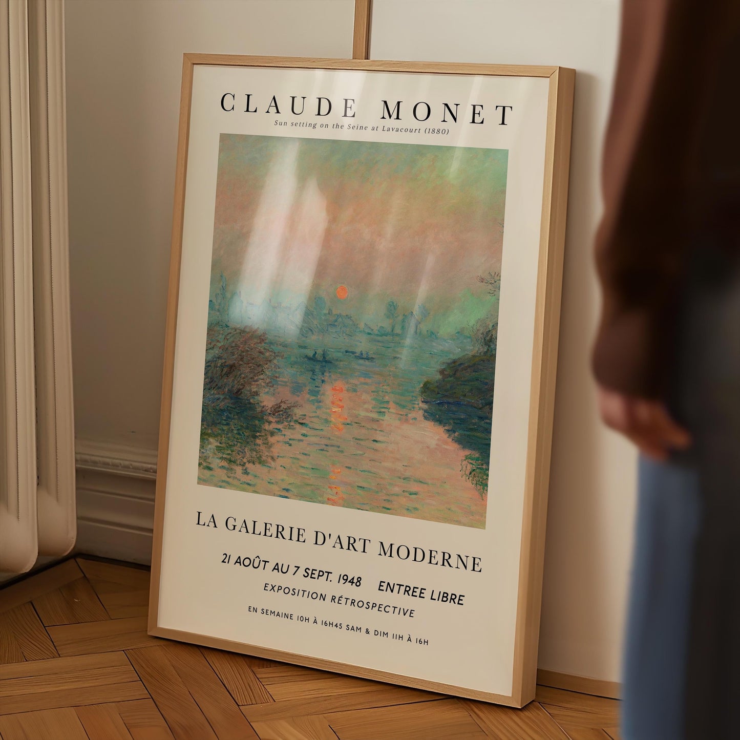 Monet - Sunset on the Seine Print