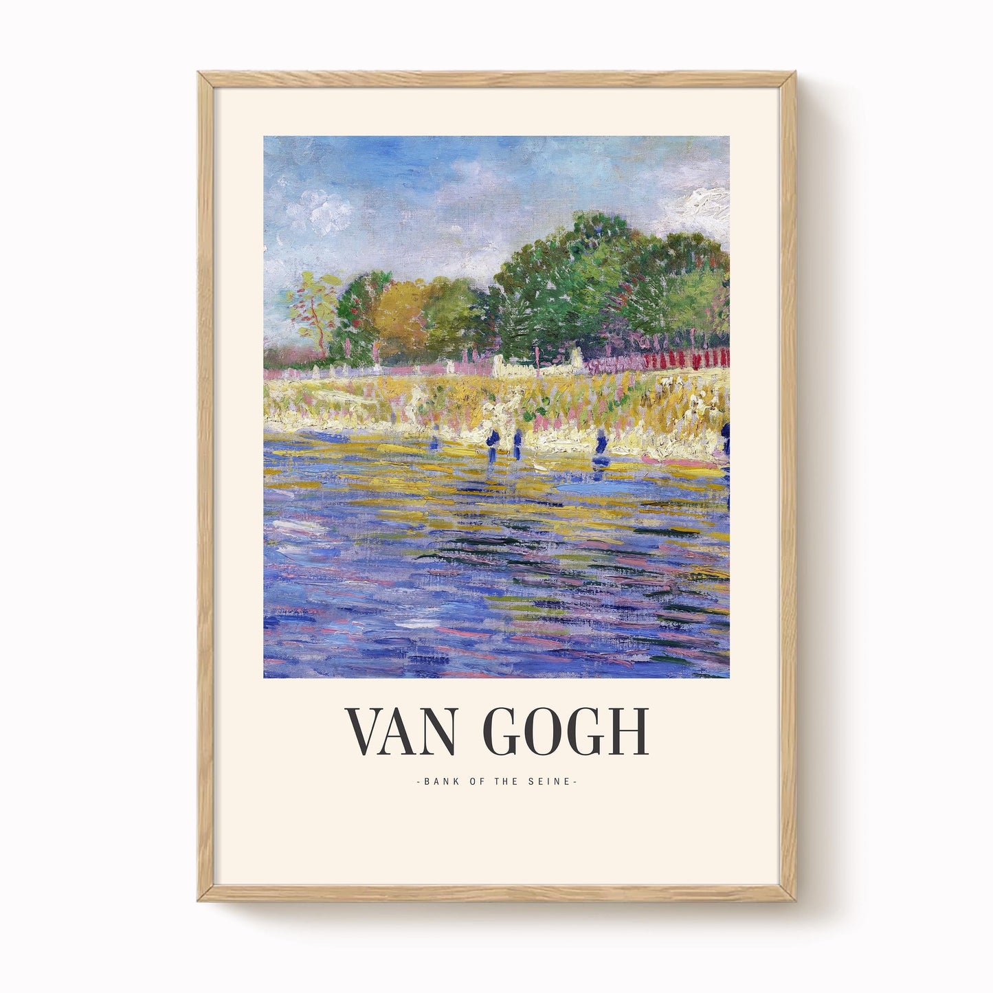 Van Gogh Art - Bank of the Seine Print