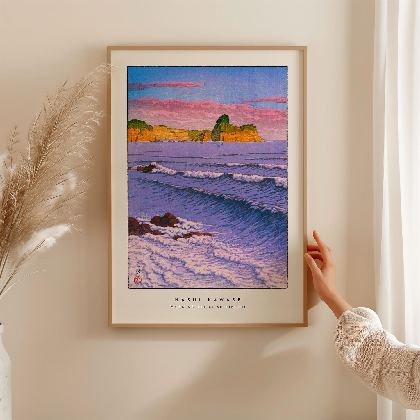 Hasui Kawase - Morning Sea at Shiribeshi Print