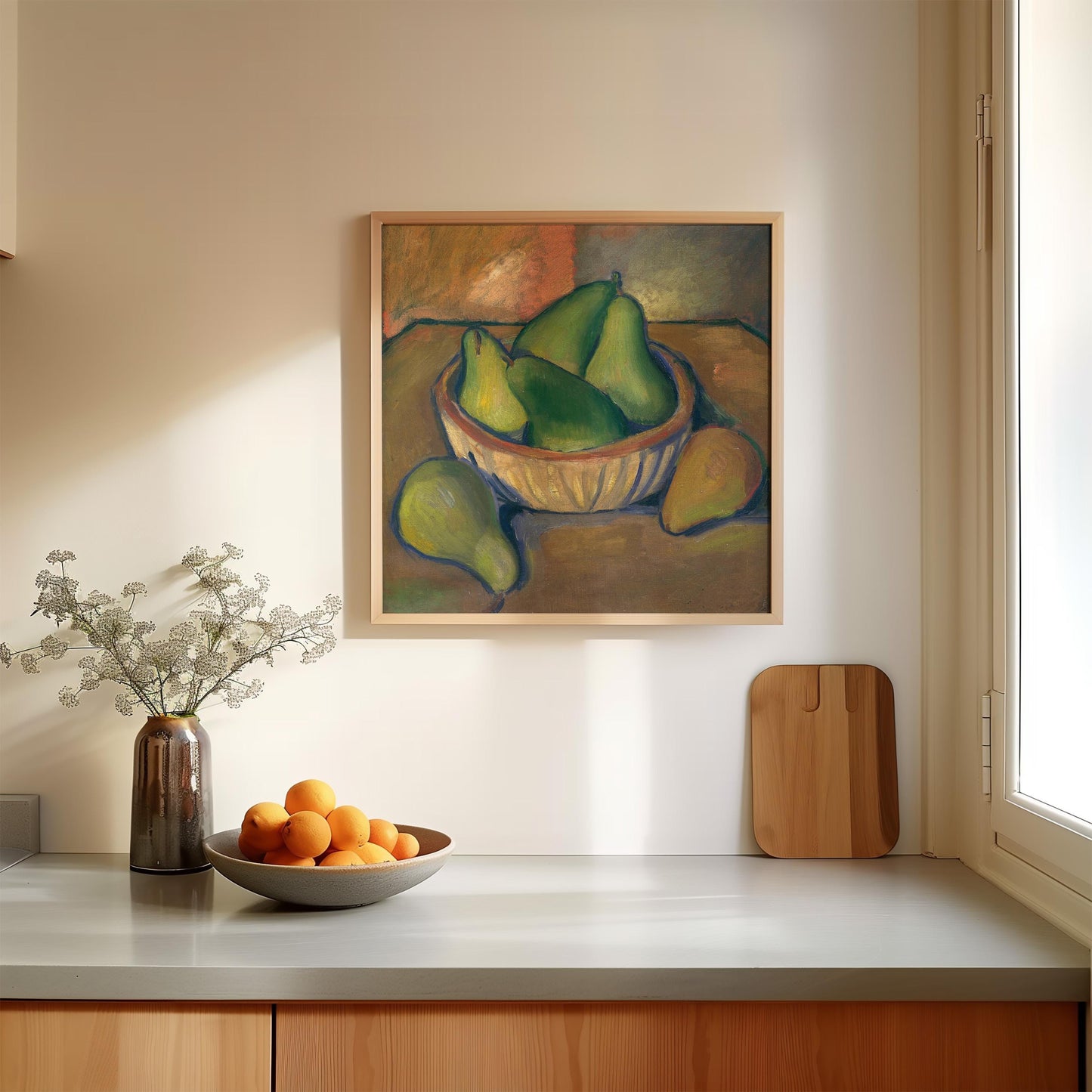 Cyprián Majerník - Pears in a Bowl Print