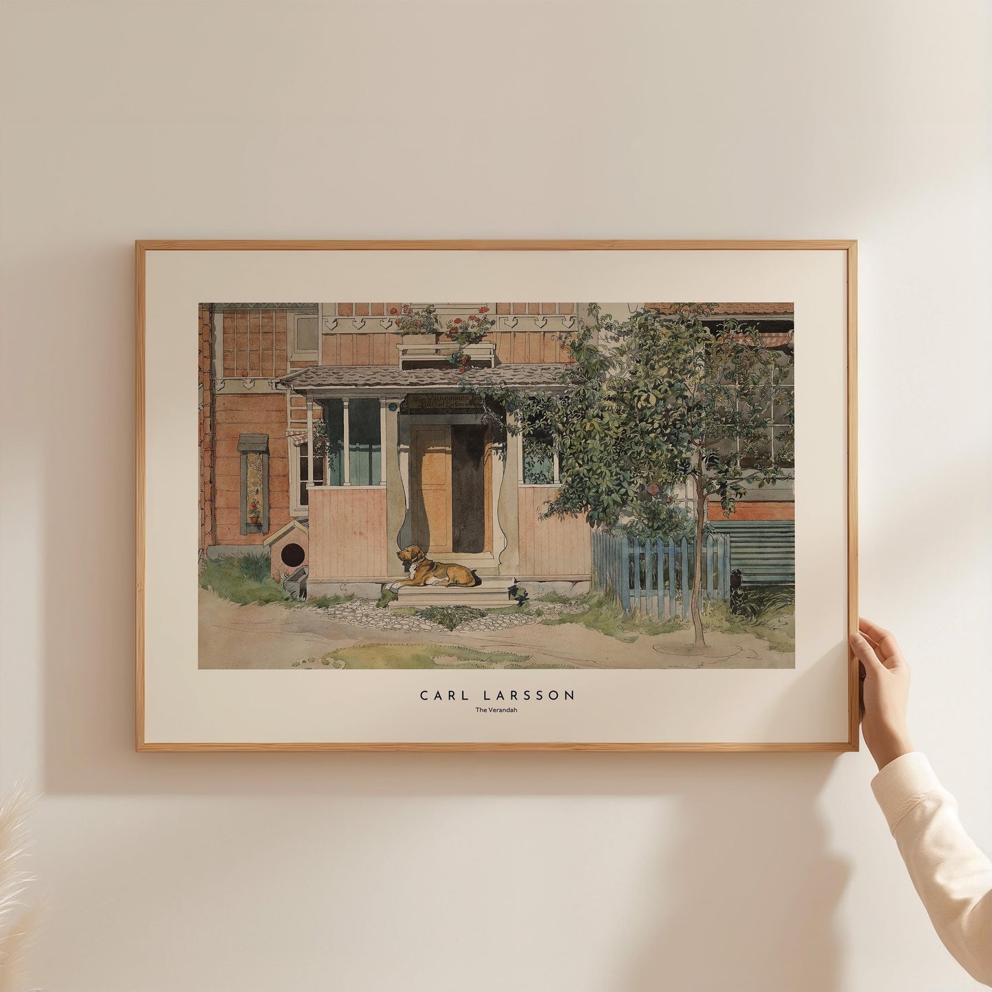 Carl Larsson - The Verandah Print
