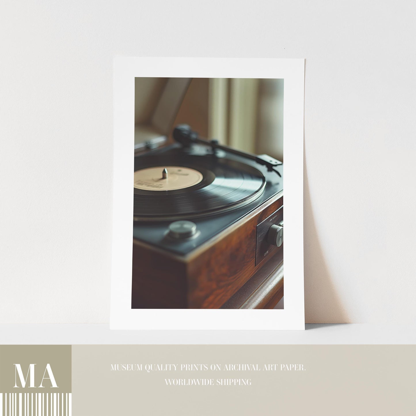 Vinyl Record Player Art Print