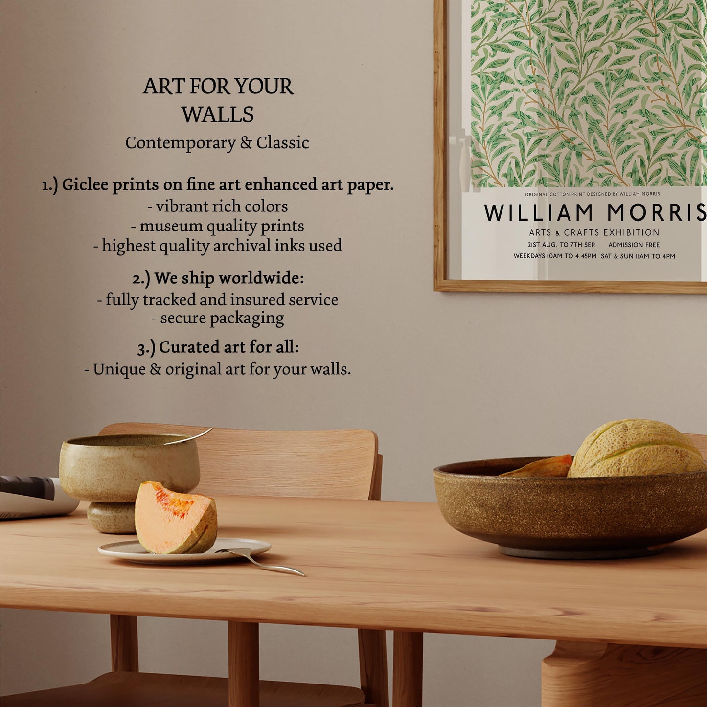William Morris - Willow Bough Pattern Print