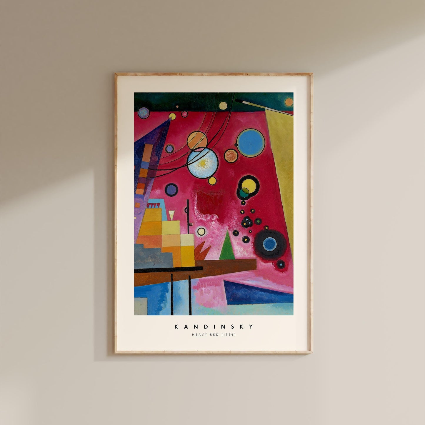 Kandinsky - Heavy Red Print