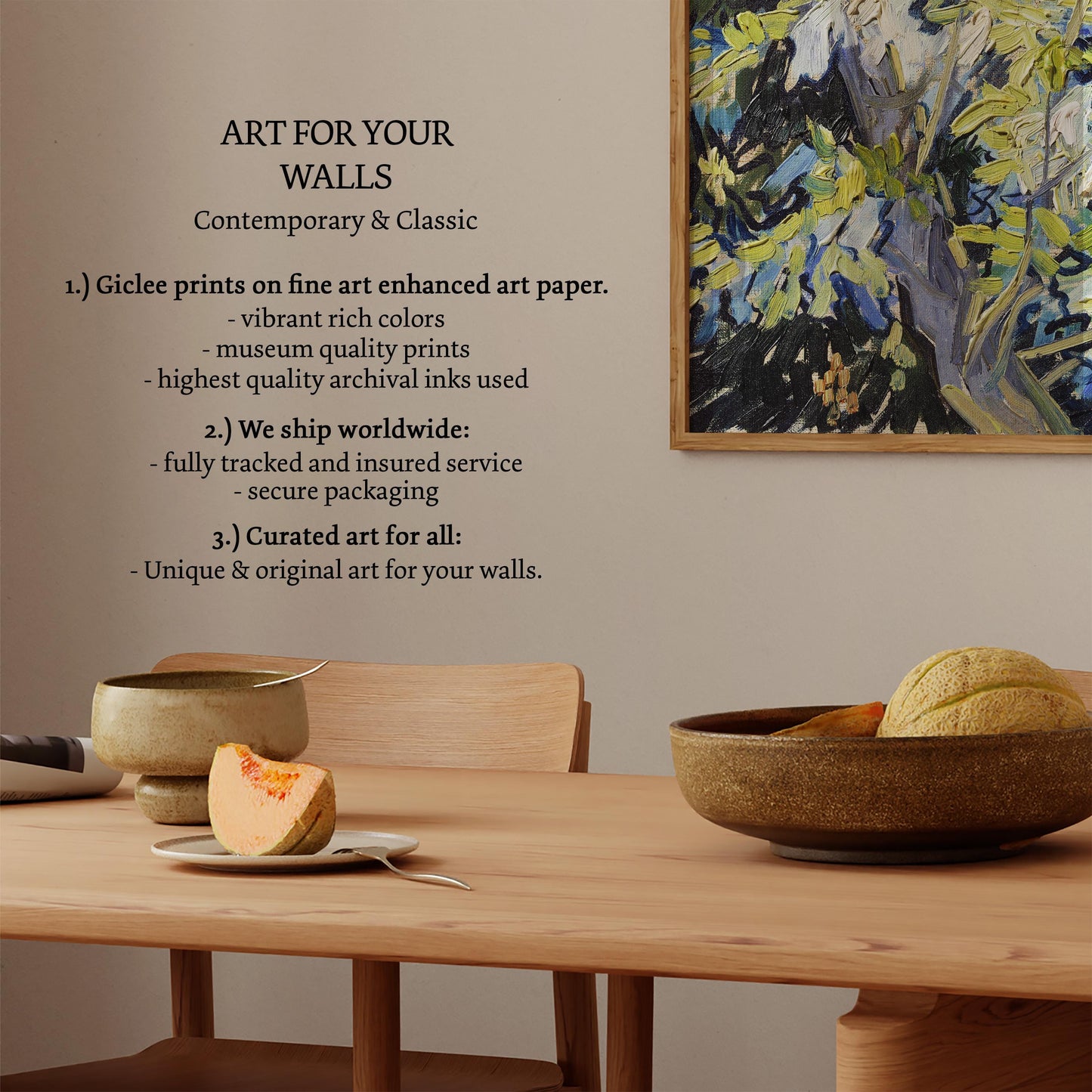 Van Gogh - Acacia in Flower Print