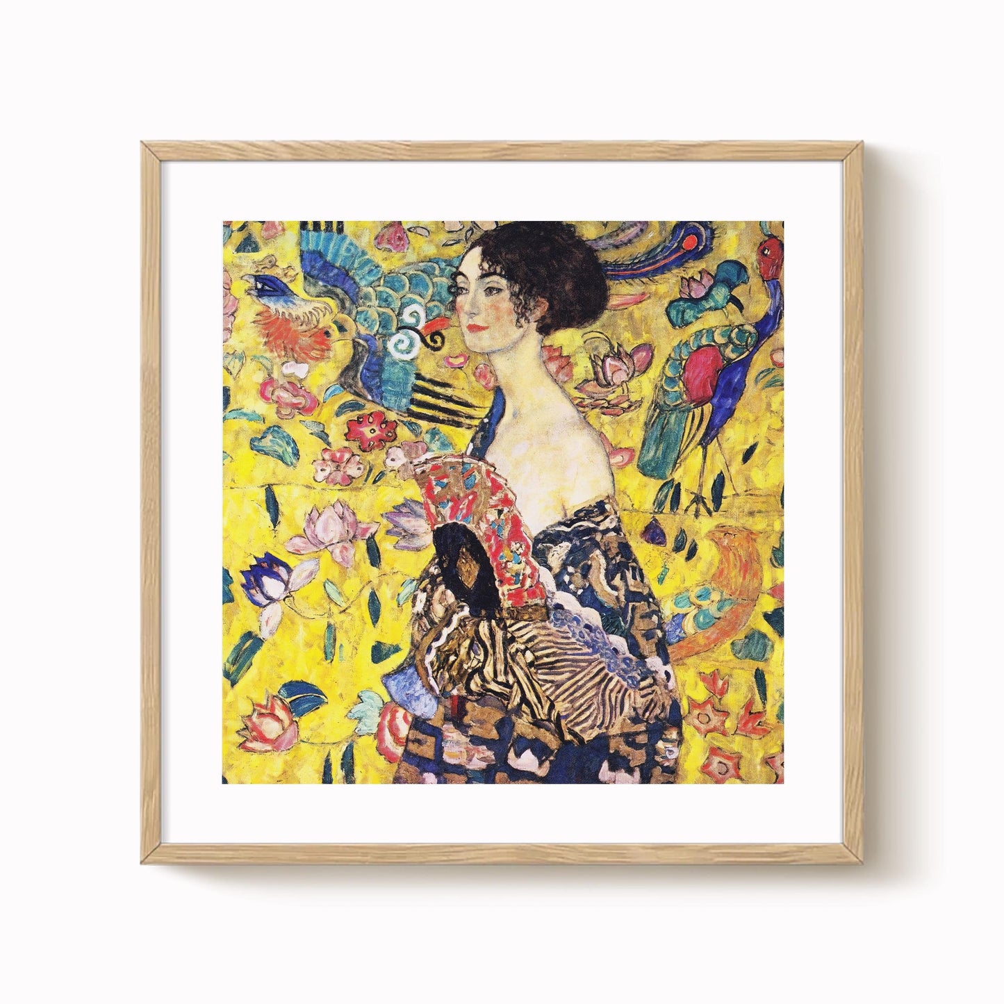 Gustav Klimt - Woman with Fan Print