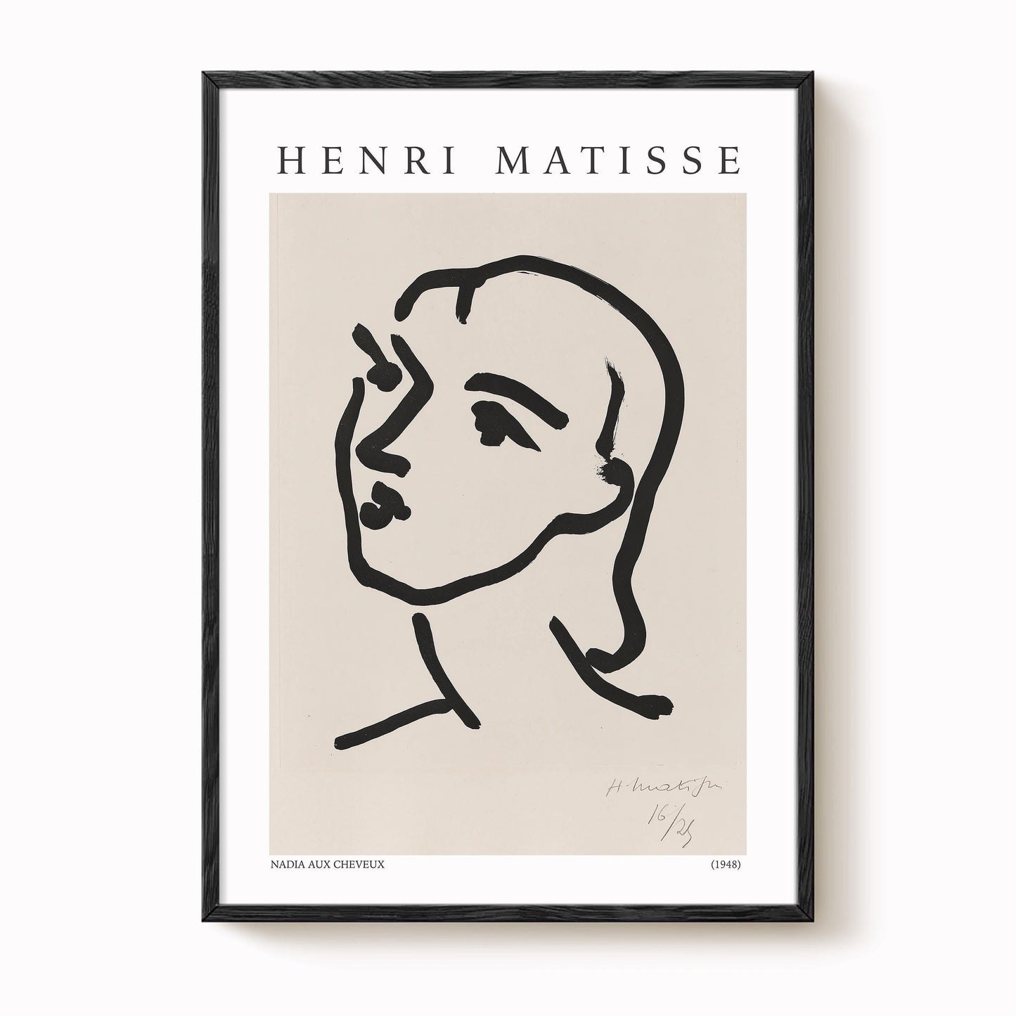 Henri Matisse - Nadia Aux Cheveux Lisses Art Print