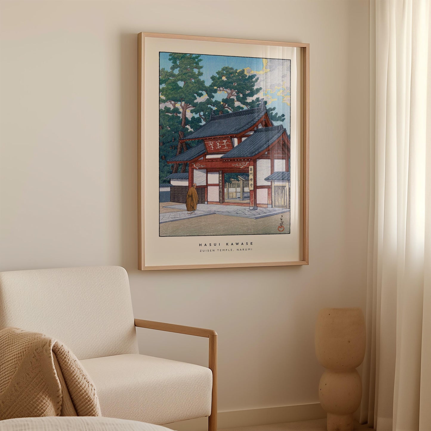Hasui Kawase - Zuisen Temple Print