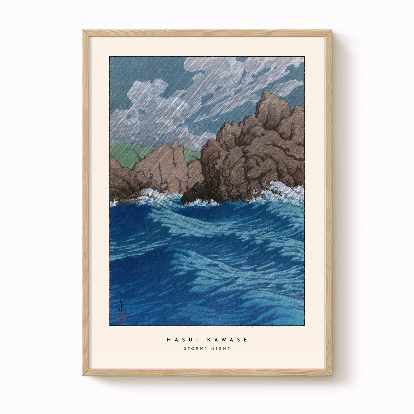 Hasui Kawase - Stormy Night Print