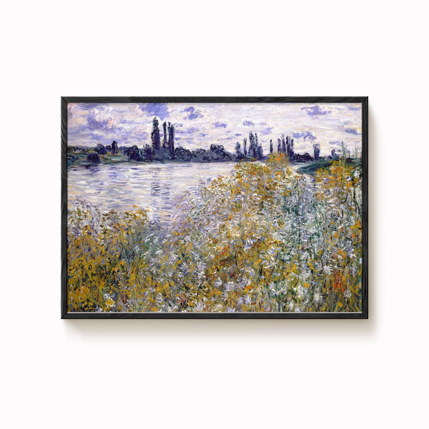 Monet - Banks of the Seine Print