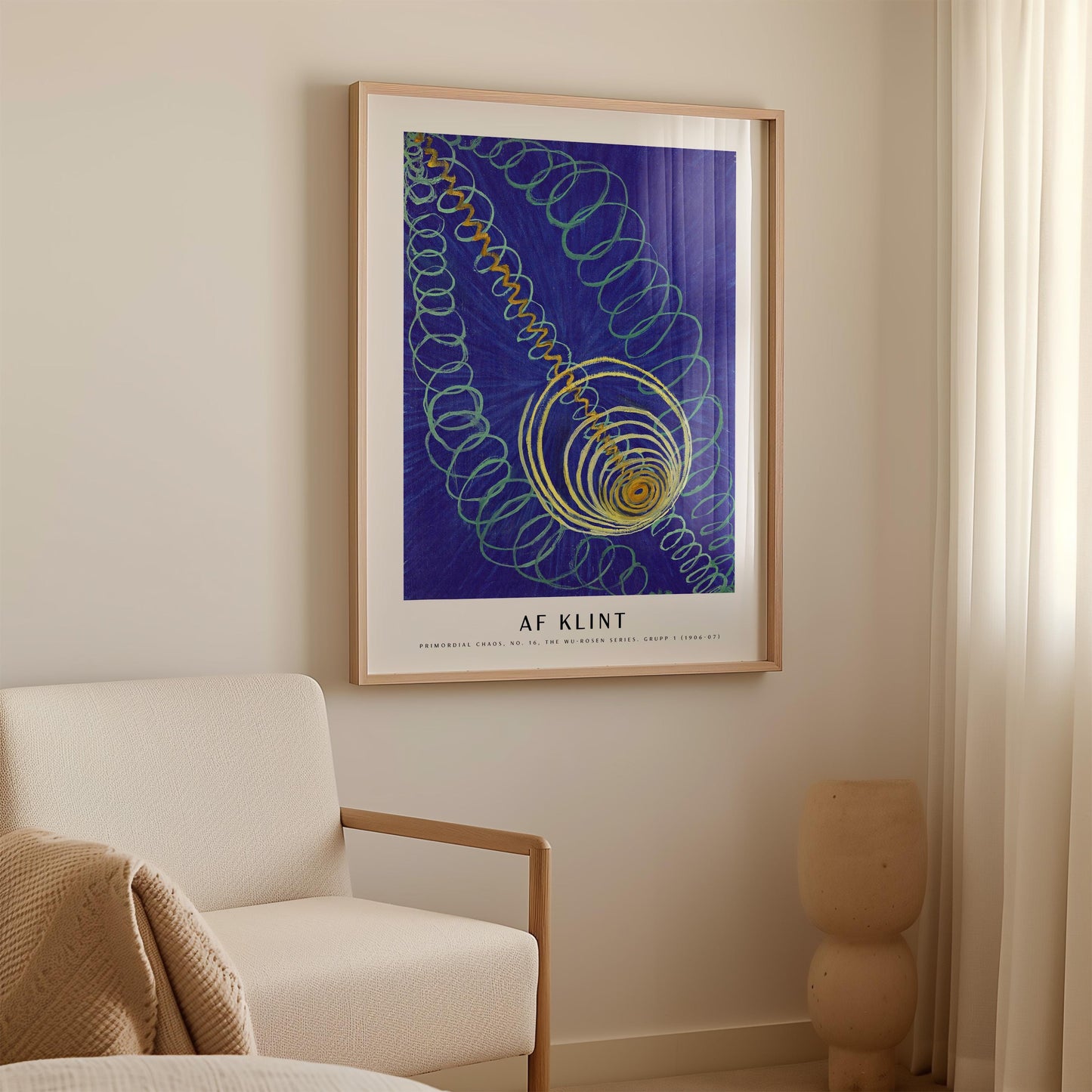Hilma af Klint - Primordial Chaos, No. 16, The WU-ROSEN Series. Grupp 1 Print