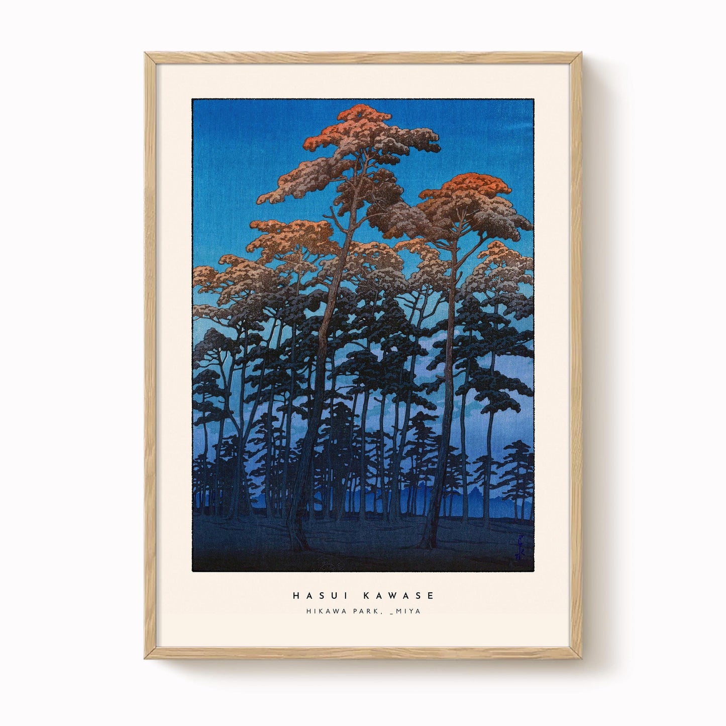 Hasui Kawase - Hikawa Park In Omiya Print
