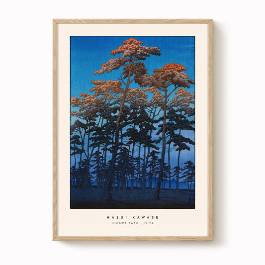 Hasui Kawase - Hikawa Park In Omiya Print