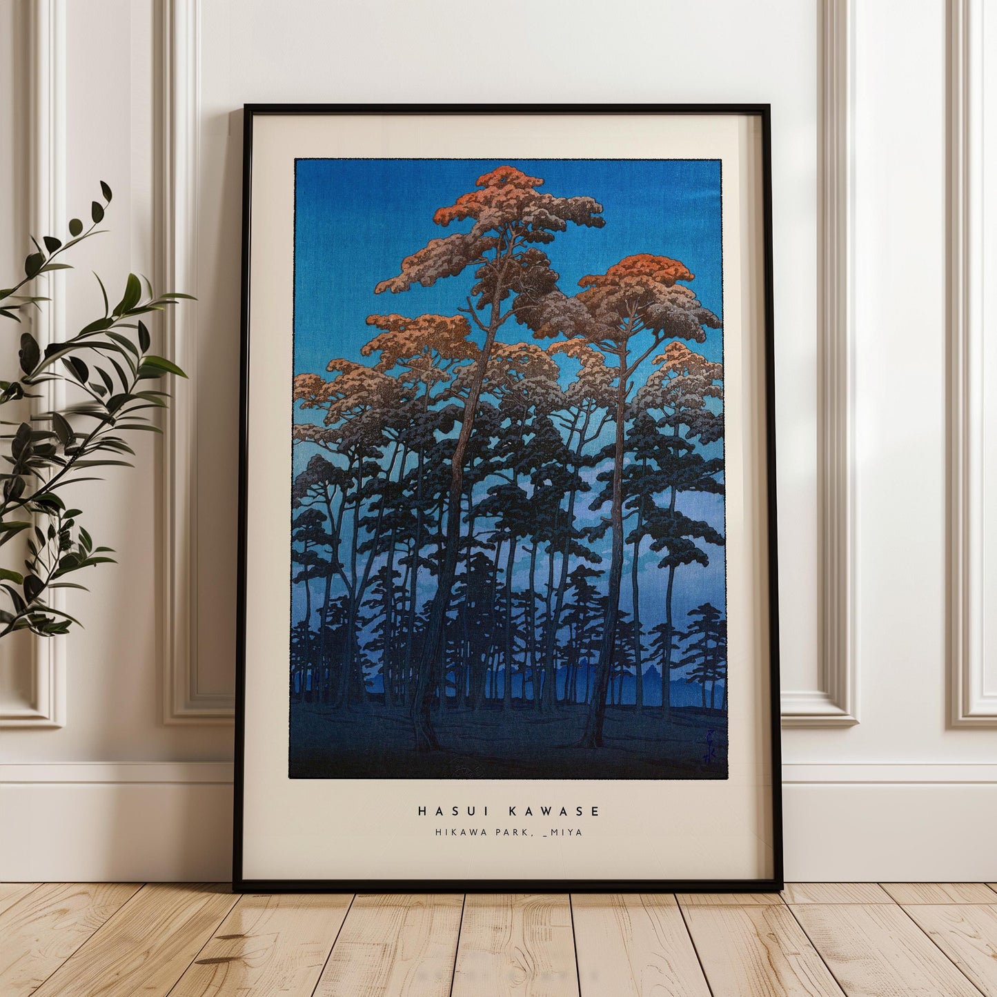 Hasui Kawase - Hikawa Park In Omiya Print