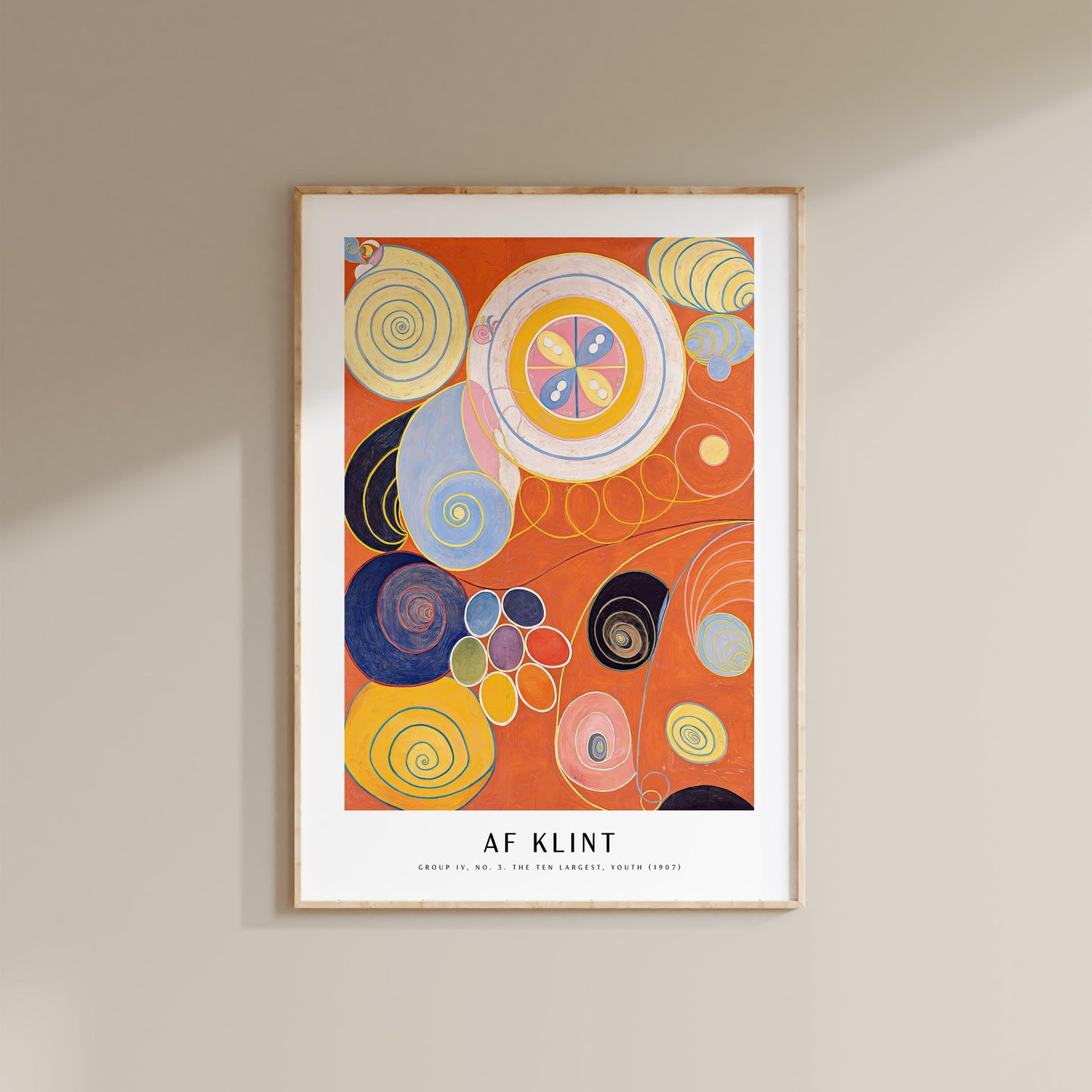 Hilma af Klint - Group IV, No. 3. The Ten Largest, Youth Print