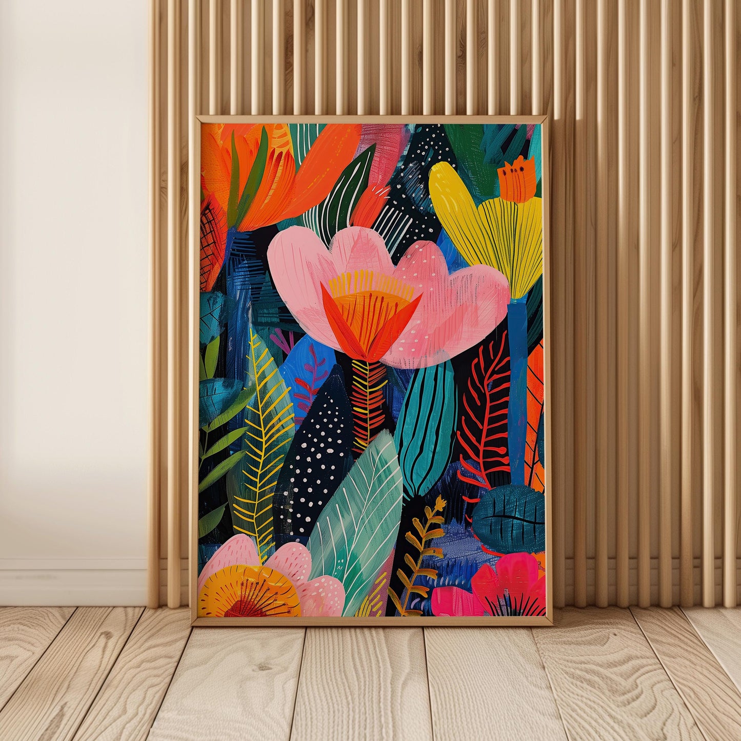 Abstract Lilies No. 4 Floral Print