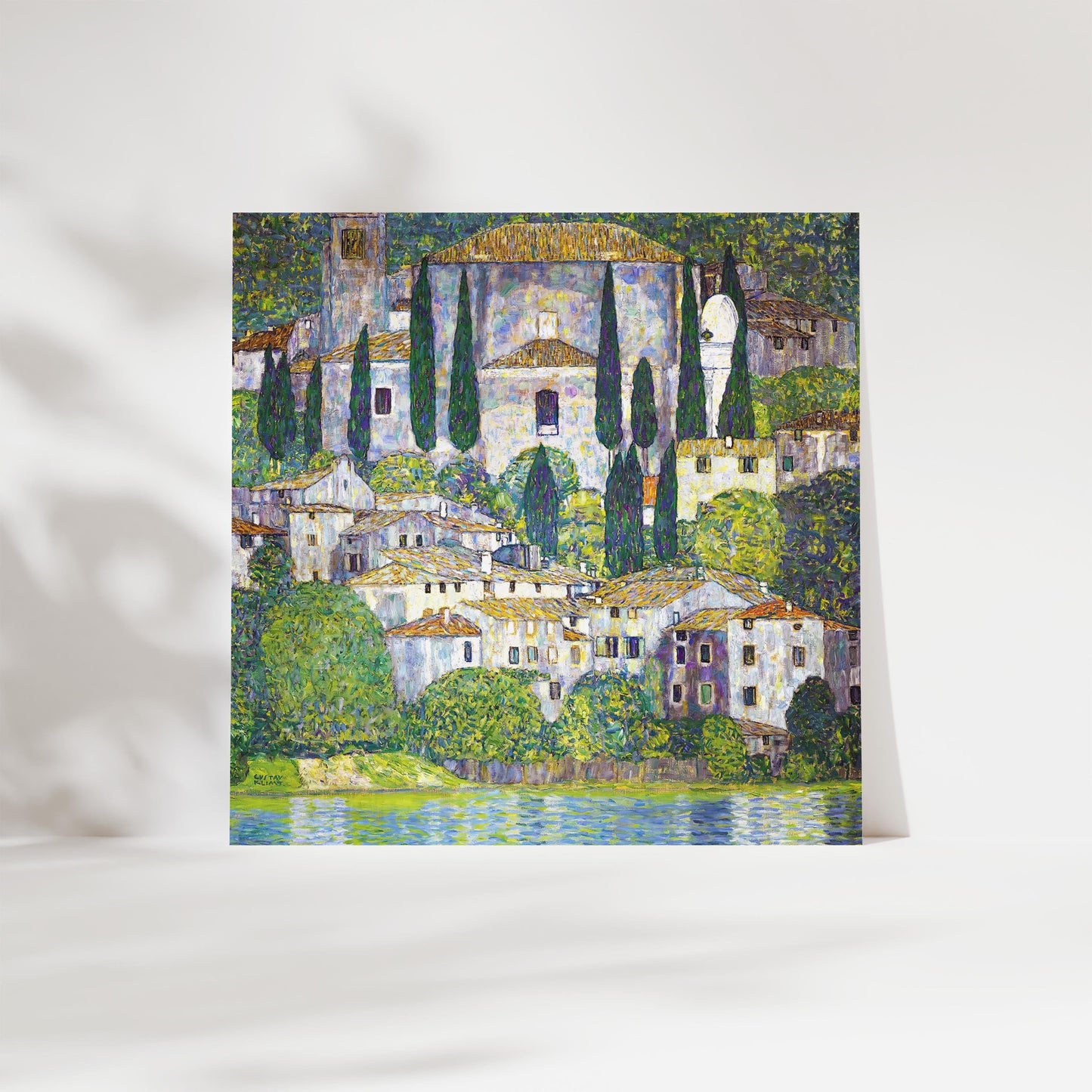 Gustav Klimt - Church in Cassone Print