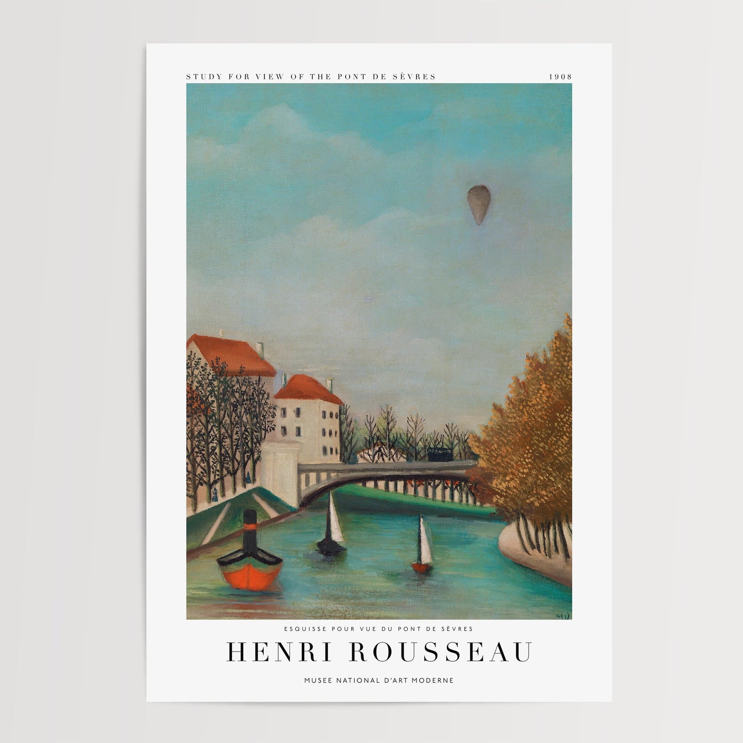 Henri Rousseau - Pont de Sèvres Art Print