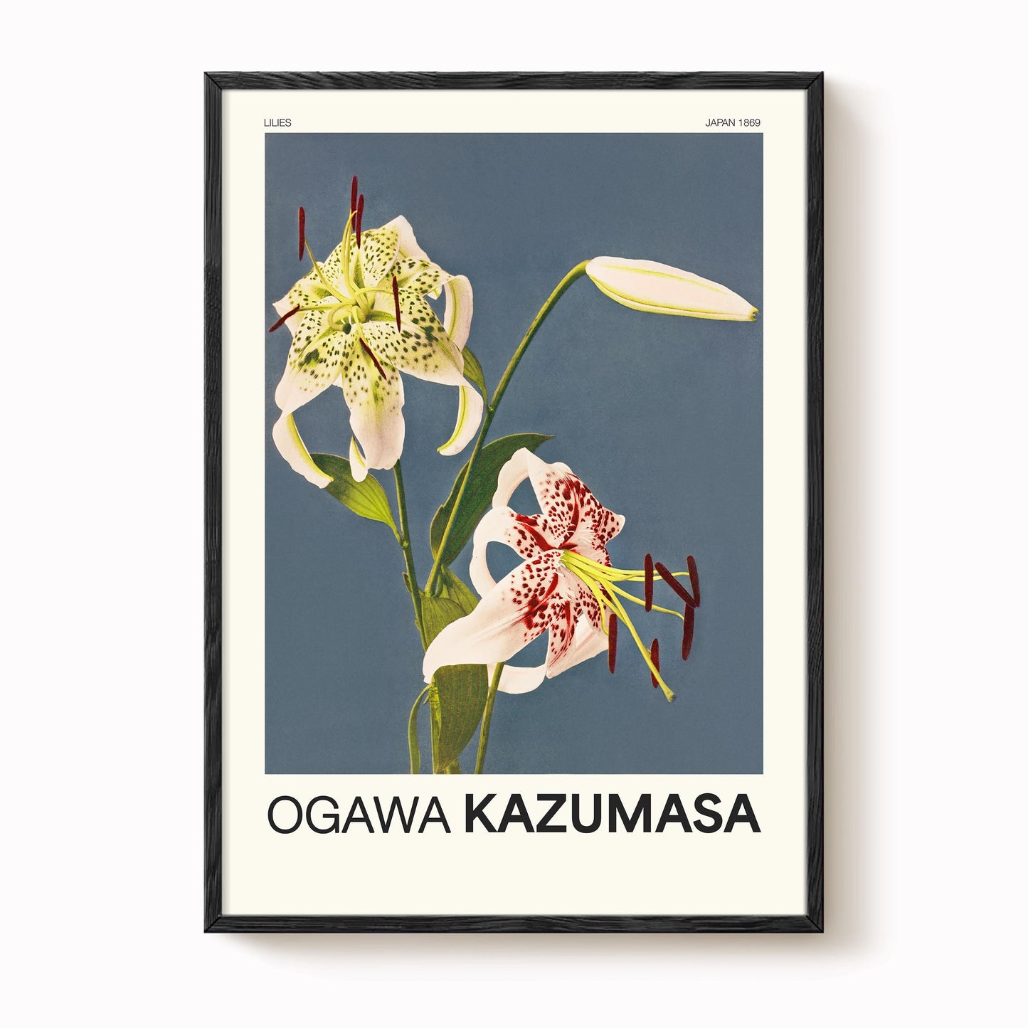 Ogawa Kazumasa - Lilies Print