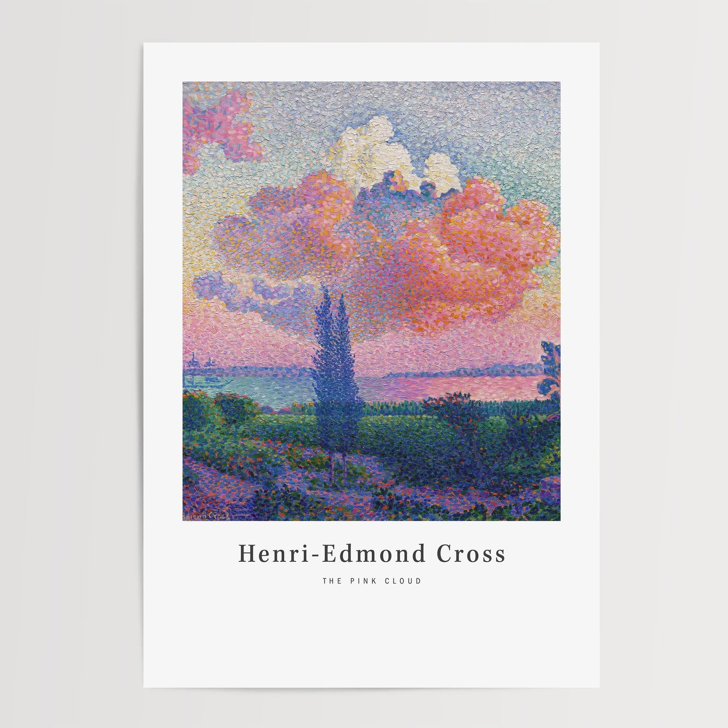 Henri-Edmond Cross - The Pink Cloud Print