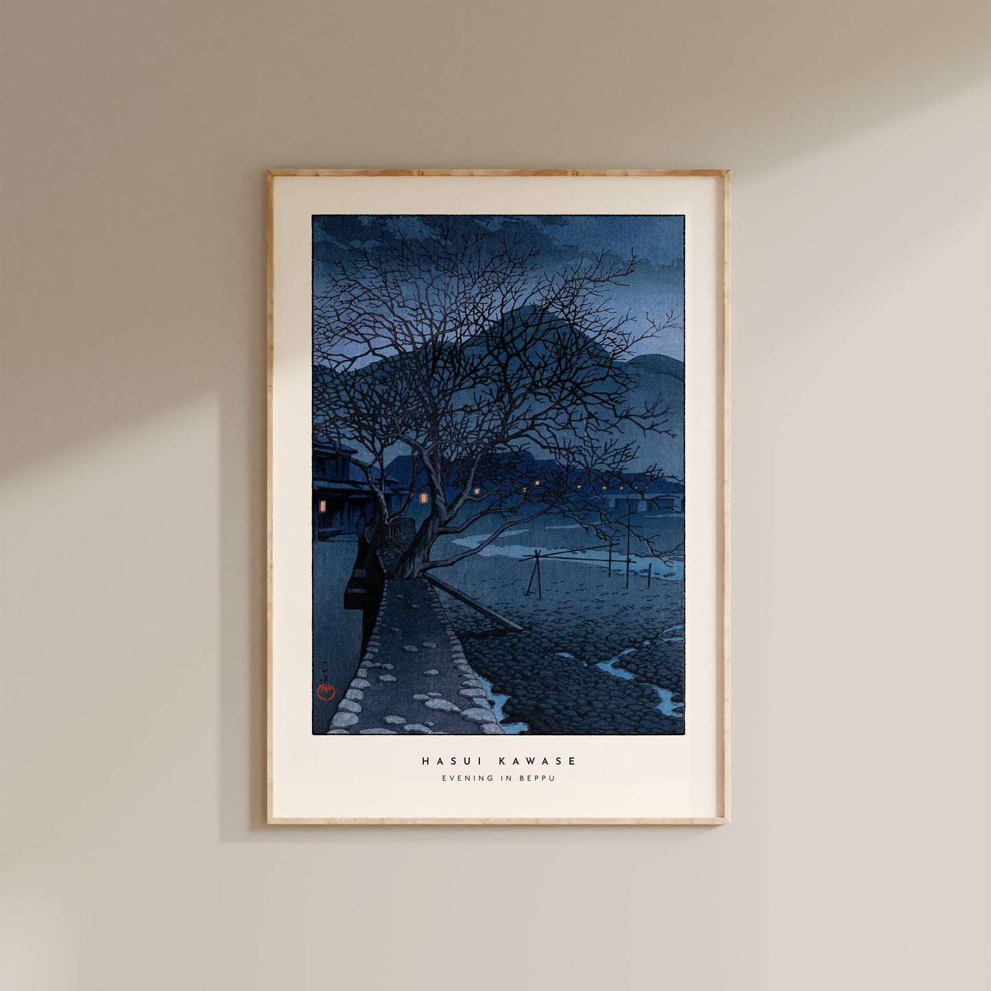 Hasui Kawase - Evening In Beppu Print