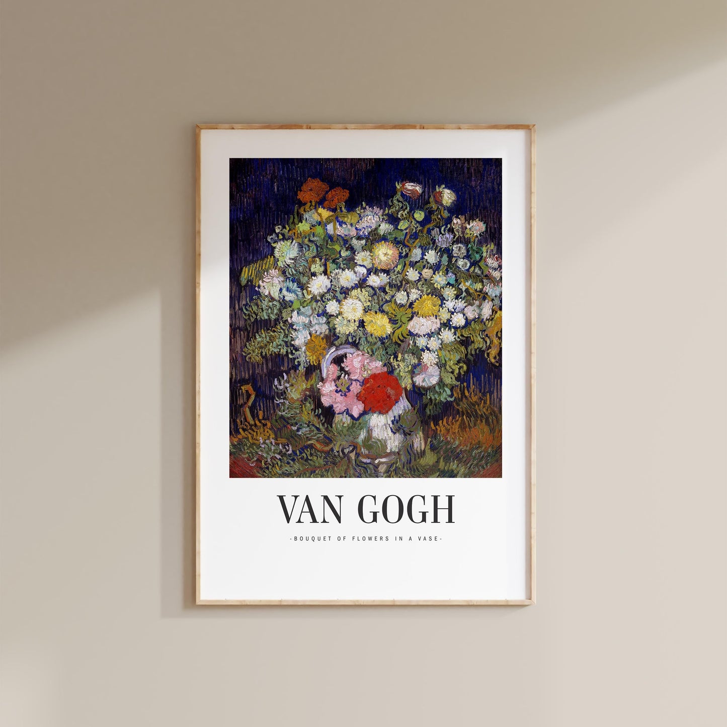 Van Gogh - Bouquet of Flowers In A Vase Print