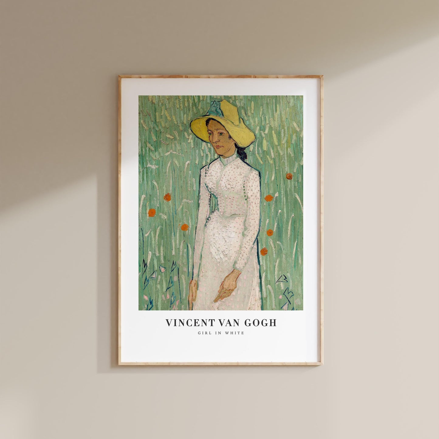 Van Gogh - Girl in White Print