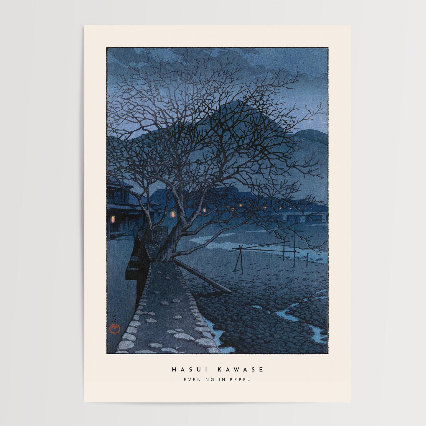 Hasui Kawase - Evening In Beppu Print